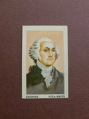 1949 - Vita-Brits Crispies - Famous People and Places - GEORGE WASHINGTON - #11 - Image 1 of 4