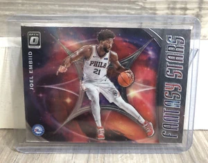 Joel Embiid 2019-20 Donruss Optic Fantasy Stars Insert Card #3 - Picture 1 of 6