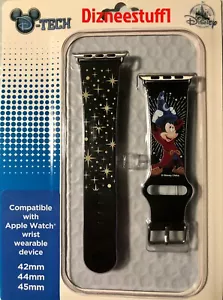 Disney 2021 Negro Mickey Mouse El Hechicero Apple Watch Correa Grande (42-44 45-46) - Imagen 1 de 1