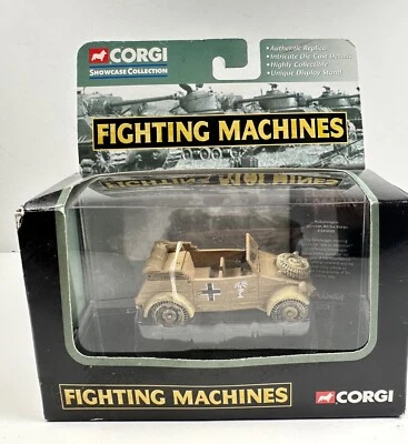 Corgi WWll Fighting Machines Küebelwagon German Afrika Korps CS90080 NEW 2002 - Image 1 of 4