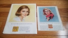 1964 "Beautiful Hair Breck" "Lady Buxton" "Ponds" Magazine Advertisements 