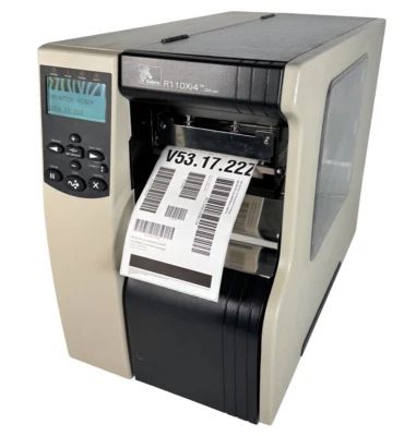TESTED Zebra R110Xi4 RFID Thermal Transfer Barcode Label Printer USB Ethernet - Image 1 of 4