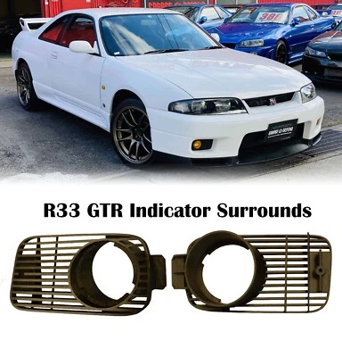 R33 GTR GTST Indicator Surrounds Pair Brand New Compatible With Nissan Skyline - image 1 of 4