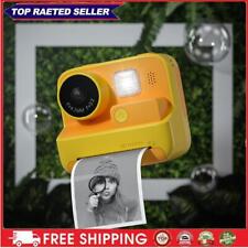 Children Camera Instant Print 2.0in IPS Screen with Thermal Print Paper (Yellow)