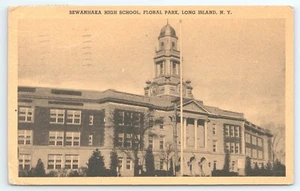 Postal Sewanhaka High School Floral Park Long Island Nueva York publicada 1937 - Imagen 1 de 2