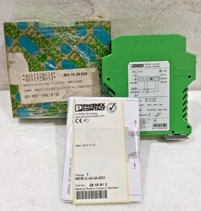 PHOENIX CONTACT MCR-C-UI-UI-DCI 2810913 ISOLATION TRANSMITTER NEW FAST SHIPPING - Picture 1 of 7