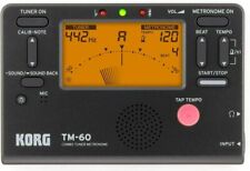 Korg TM60BK Combo Tuner Metronome with LED Screen - Black