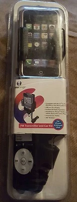 FONERANGE FM TRANSMITTER AND CAR KIT FOR iPHONE & iPOD & MP3/4 OR PHONE 3.5MM  - Image 1 of 4