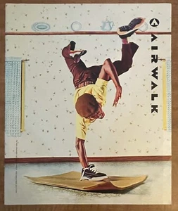 1997 Airwalk Zapatillas Zapatos Calzado Breakdancer Años 90 Anuncio Impreso - Imagen 1 de 2