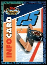 1993-94 Stadium Club Info Cards NHL All-Stars #NNO