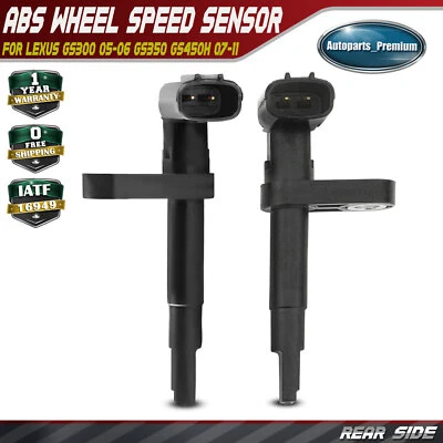 2x Sensor de velocidad de rueda ABS para Lexus GS300 GS350 GS460 ISF LS460 2005 en parte trasera L&R Foto 1 de 4