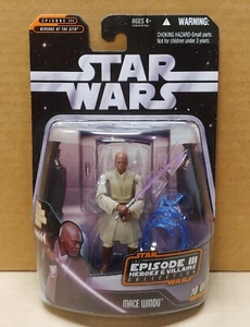 Star Wars Episode 3 Mace Windu Heroes Villains 8 Revenge Saga Obi-Wan Hologramm - Bild 1 von 11