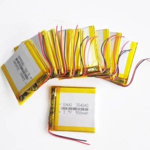 10 x 3.7V 500mAh Lipo Polymer Rechargeable Battery For MP3 DVD Camera GPS 304040 - Picture 1 of 7