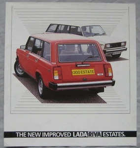 1985 Lada Riva Estates Brochure Publication Number 75K/10/85 - Picture 1 of 2
