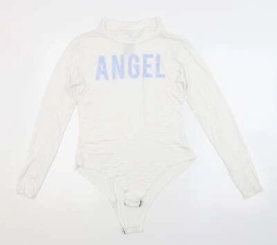 MISSY EMPIRE Mujer Blanco Viscosa Unitard Una Pieza Talla M Foto 1 de 4