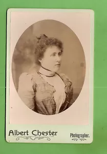 #D282. #9. CABINET CARD PHOTOGRAPH - AUNTIE JESSIE, ALBERT CHESTER PHOTOGRAPHY - Bild 1 von 2