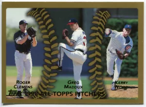 1999 Topps #460 Roger Clemens Toronto Blue Jays - '98 All-Topps Pitchers - Picture 1 of 2