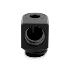 EK Water Blocks EK-Quantum Torque Micro 90 Rotary Fitting - Black - Photo 1/3