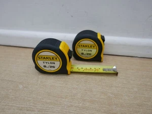 STANLEY 0 30 656 8M  26' TYLON TAPE MEASURES x 2 - Picture 1 of 2
