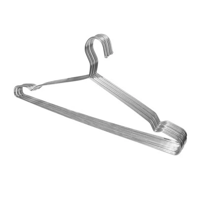 URBY Extra Wide Wire Hangers for Plus Size Clothes 19 Inch Stainless Steel Ideal