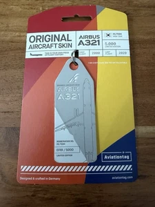 Aviationtag - Asiana Airbus A321 - HL7594 - Bicolor - Bild 1 von 5