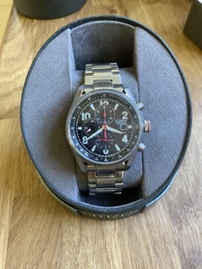 Citizen B612-S087899 Eco-Drive Solar Herren Chronograph schwarzes Zifferblatt Uhr Boxed - Bild 1 von 11