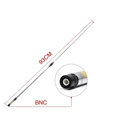 Dual Band 144/430MHz BNC Radio Antenna For Motorola Icom Kenwood Vertex Uniden B - Image 1 of 4