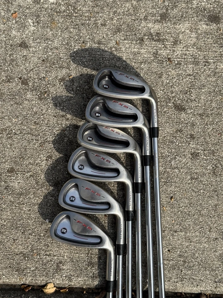 RAM FX-5 Iron Set – 3,4,5,7,8,9 – Stainless – RAM Shafts & Grips – Right Handed - Image 1 of 4