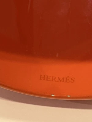 Brazalete Brazalete Hermes Lacado Madera Naranja COMO NUEVO En Caja 19,5 cm Auténtico Foto 1 de 4