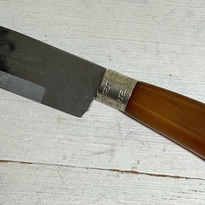 Coltello da intaglio vintage Hollow Ground Westall Richardson 13 pollici manico in bachelite - Foto 1 di 7