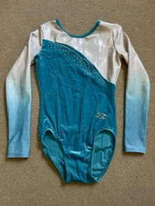 Idol Ombré Long Sleeve Leotard Age 7-8 Years Girls - Picture 1 of 7