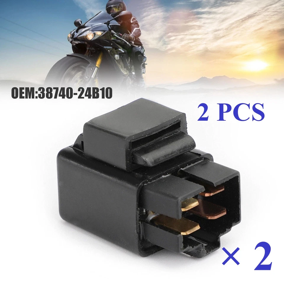 2Pcs For Fuel Pump Fan Off Relay Suzuki GSXR GSX 600 750 1000 1100 38740-38A00 - Image 1 of 4
