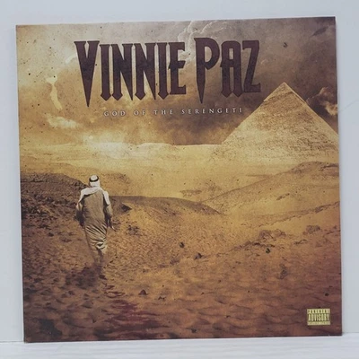 VINNIE PAZ God Of The Serengeti 2012 2LPs ENEMY SOIL ES-LP-1201 CLEAR Vinyl NM - Image 1 of 4