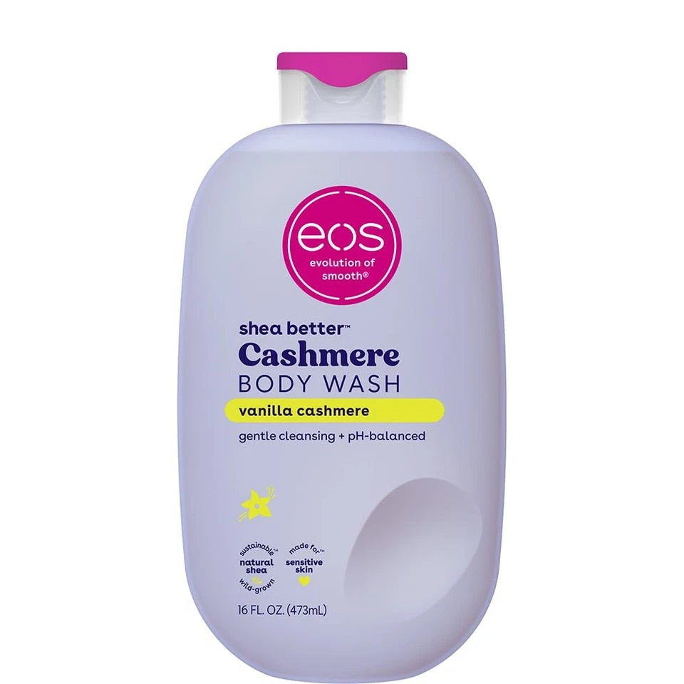 eos Shea Better Cashmere Body Wash Vanilla Cashmere Moisturizing pH Balanced