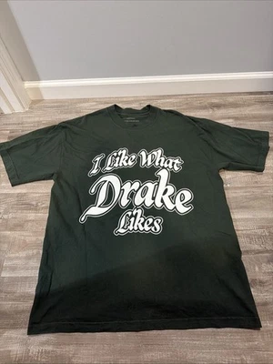 Camisa Drake Tour It’s All A Blur Merch I Like What Drake Likes Talla L Doble Cara Foto 1 de 4
