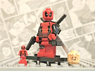 Lego Marvel Superheroes X-Men Deadpool Minifigure - Image 1 of 4