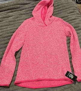 CHAMPION HOODIE GIRL SIZE XL 14-16 100% POLYESTER BRIGHT PINK FUCHSIA NEW TAGS - Picture 1 of 2