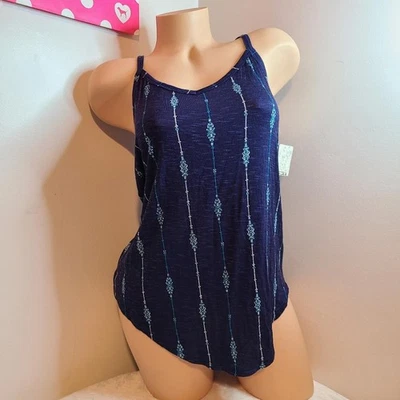 Camiseta sin mangas con estampado azul barro talla Juniors M nueva con etiquetas Foto 1 de 4