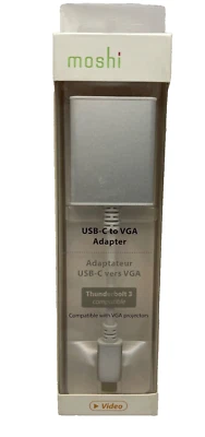 Moshi USB-C to VGA Adapter Silver  99MO084201 - Image 1 of 4