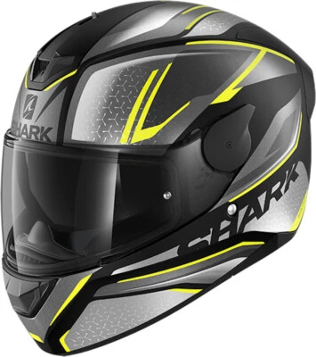 Full Face Helmet Shark D-SKWAL 2 Daven Yellow Helmet Casque - Image 1 of 3