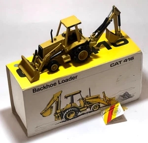 Retroexcavadora cargadora NZG CAT 416 Art No. Modelo 285 1:50 como nuevo en muy buena condición ~ FREEPOST - Imagen 1 de 2