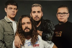 Tokio Hotel Tom Kaulitz Gustav 2xsigniert Foto Unterschrift Autogramm signed (36 - Picture 1 of 2