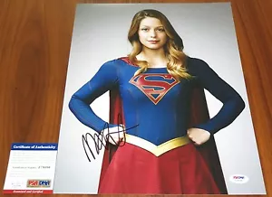 Melissa Benoist Signed 11x14 Supergirl Kara Glee Marley PSA/DNA - Picture 1 of 1
