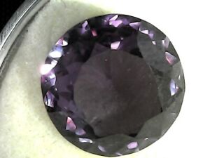 Purple lab created color change sapphire 12 TCW Loose Gemstone GM 23