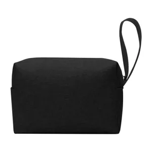 Dacron Cosmetic Bag Grey/Black Mens Toiletry Bag Cosmetic Makeup Bag  Women - Picture 1 of 9