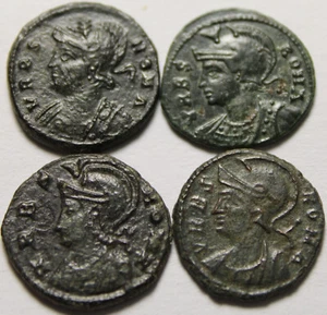 1 Rare Genuine Ancient Roman coin Constantine I VRBS ROMA She-wolf Romulus Remus - Picture 1 of 6