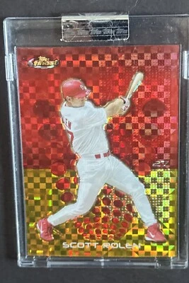 2004 Topps Finest Scott Rolen GOLD Xfractor #12 Cardinals /139 Mint Sealed HOF - Image 1 of 4