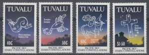TUVALU 1992 PACIFIC STAR CONSTELLATIONS MINT SET (x4) (ID:247/D59440) - Picture 1 of 1