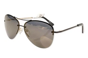 Cole Haan Polarized Aviator Black Bronze Mirror 63mm Unisex Sunglasses C16139 - Picture 1 of 4