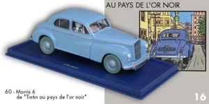 VOITURE TINTIN NUMERO 60 MORRIS L'OR NOIR. - Imagen 1 de 8